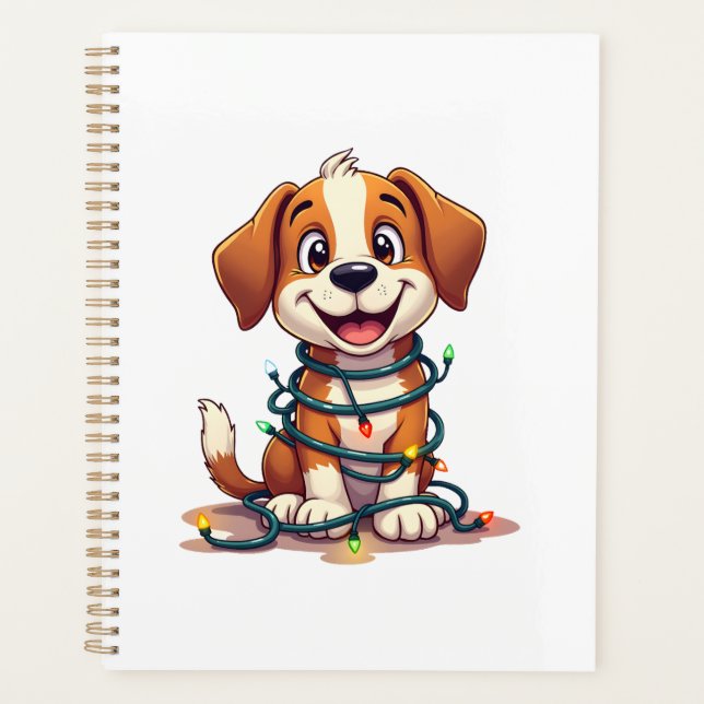 Merry Beagle Lights Planner (Front)