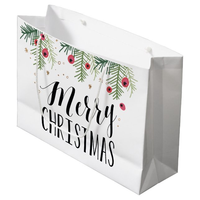 Merry Berry Collection Large Gift Bag (Front Angled)