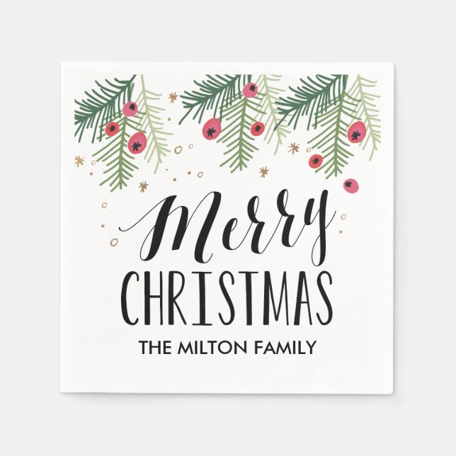 Merry Berry Collection Napkin (Front)