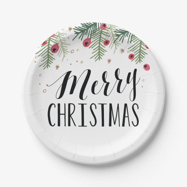 Merry Berry Collection Paper Plate (Front)