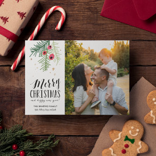 Merry Berry Photo Holiday Card
