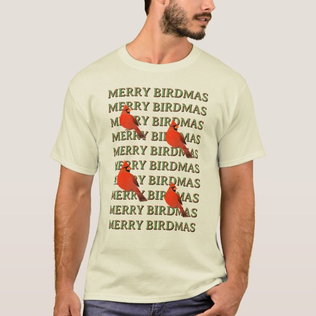 Merry BIRDMAS T-shirt  (Front)