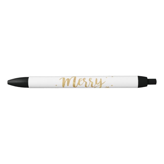 Merry Black Ink Pen (Front)