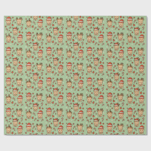 Merry Boba Time Wrapping Paper