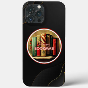 Merry Bookmas, Christmas School Librarian  iPhone 13 Pro Max Case