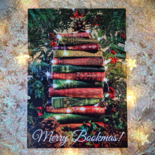 Merry Bookmas Holiday Card
