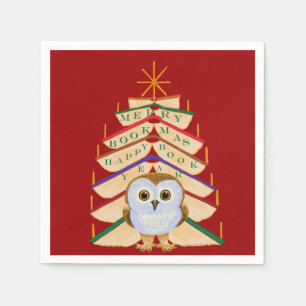 Merry Bookmas Napkin