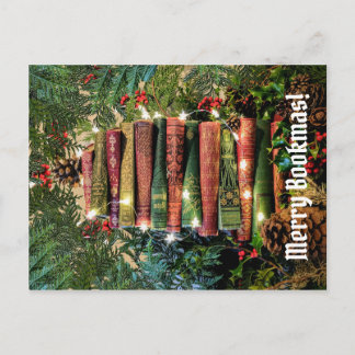 Merry Bookmas Postcard