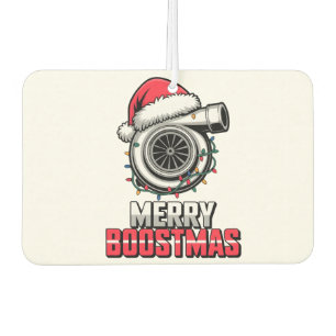 Merry Boostmas Boost lover Santa Turbo Christmas Car Air Freshener