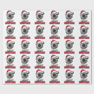 Merry Boostmas Boost lover Santa Turbo Christmas Wrapping Paper