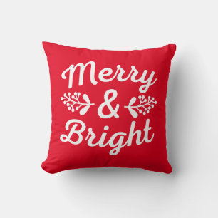 Merry & Bright Christmas Cushion