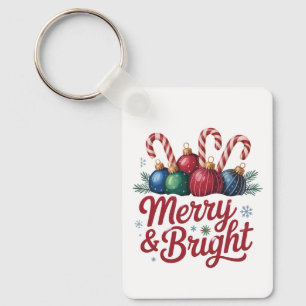 Merry & Bright Christmas Magic Key Ring