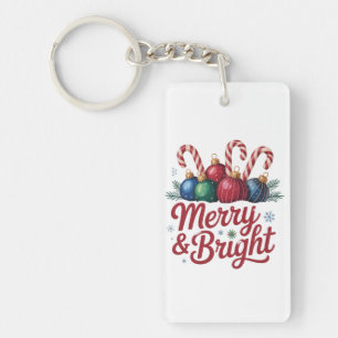 Merry & Bright Christmas Magic Key Ring