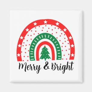 Merry & Bright Christmas  Magnet