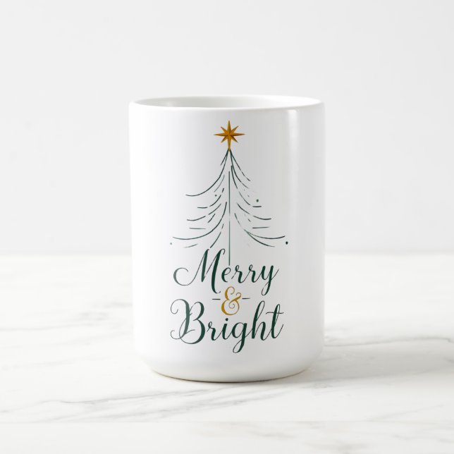 Merry & Bright Christmas Mug (Center)