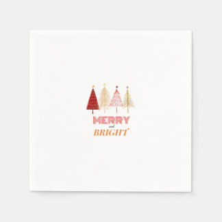 Merry & Bright Christmas Napkins