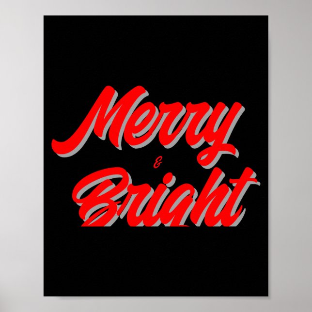 Merry Bright Christmas  Poster (Front)