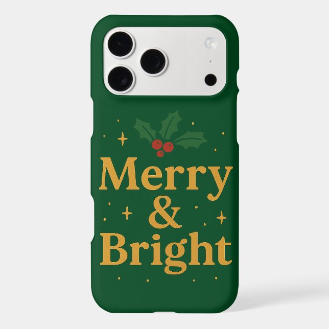 Merry & Bright Christmas Quote (Back)