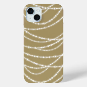 Merry & Bright Christmas Sparkling Lights Holiday iPhone 15 Mini Case