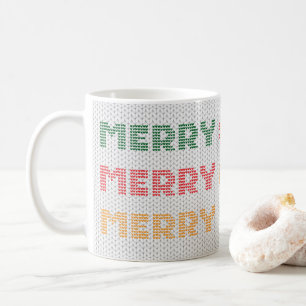 Merry & Bright Christmas Sweater Coffee Mug