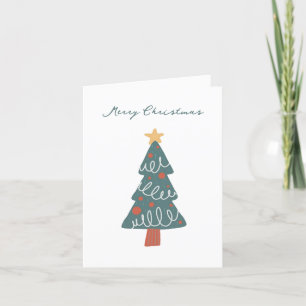 Merry & Bright Christmas Thank You Card
