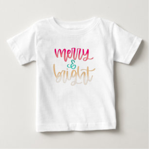 Merry & Bright Christmas Toddler Shirt