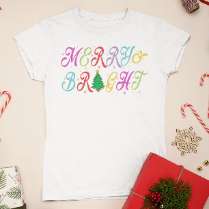 Merry & Bright Colourful Christmas Tree Women's T-Shirt