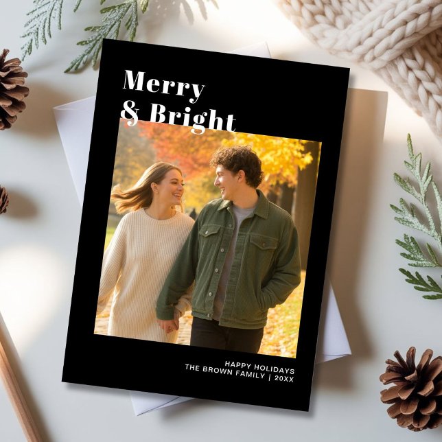 Merry & Bright Couple Holiday Design (Creator Uploaded)