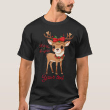 Merry&Bright Cute Reindeer T-Shirts