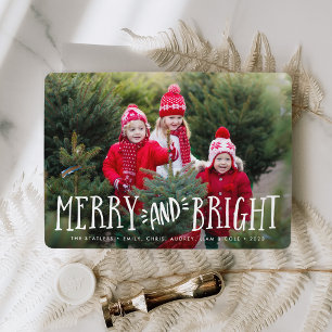Merry & Bright Holiday Photo Card