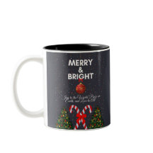 "Merry & Bright Joyful Christmas Card"