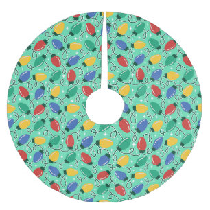 Merry & Bright Lights Brushed Polyester Tree Skirt