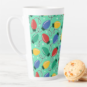 Merry & Bright Lights Latte Mug