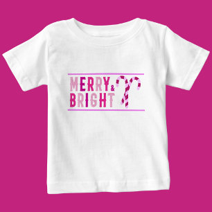 Merry & Bright, Merry Christmas  Baby T-Shirt