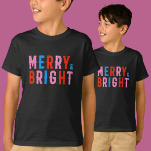 Merry & Bright, Merry Christmas T-Shirt