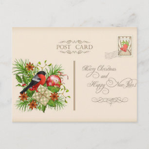 Merry & Bright Minimal Christmas Post Card