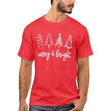 Merry & Bright Minimalist Christmas Trees Design