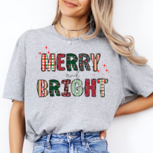 Merry&Bright Modern Family Cute Christmas Womens  T-Shirt