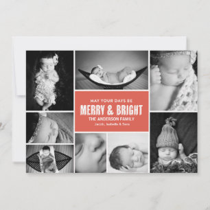 Merry & Bright Multi Photo Card