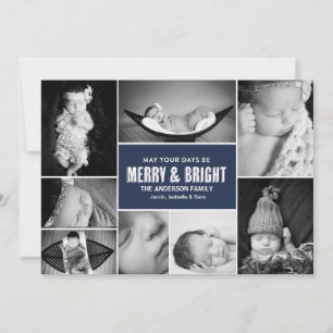 Merry & Bright Multi Photo Card