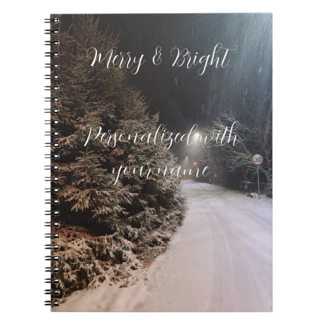 Merry & Bright Notebook Covers (Front)