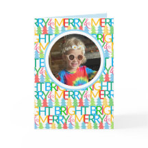Merry & Bright Photo Holiday Card
