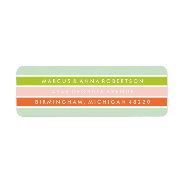 Merry + Bright Return Address Label (Front)