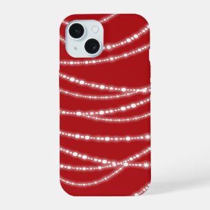 Merry & Bright Sparkling Lights Stylish Christmas iPhone 15 Case
