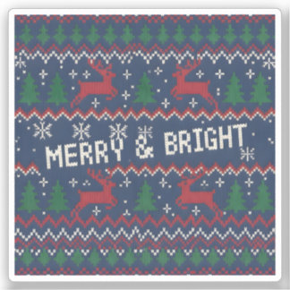 Merry & Bright Ugly Christmas Sweater