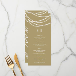 Merry & Bright Xmas Sparkling Lights Holiday Party Menu