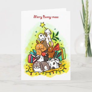 Merry Bunny-mass Holiday Card