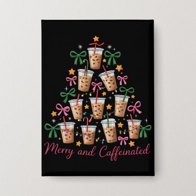 Merry & Caffeinated Xmas Coquette Coffee Latte (Front)