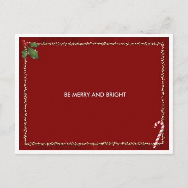 Merry card (Front)