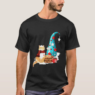 Merry Catmas Cat With Cookies T-Shirt